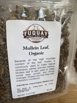 Mullein Leaf, Organic