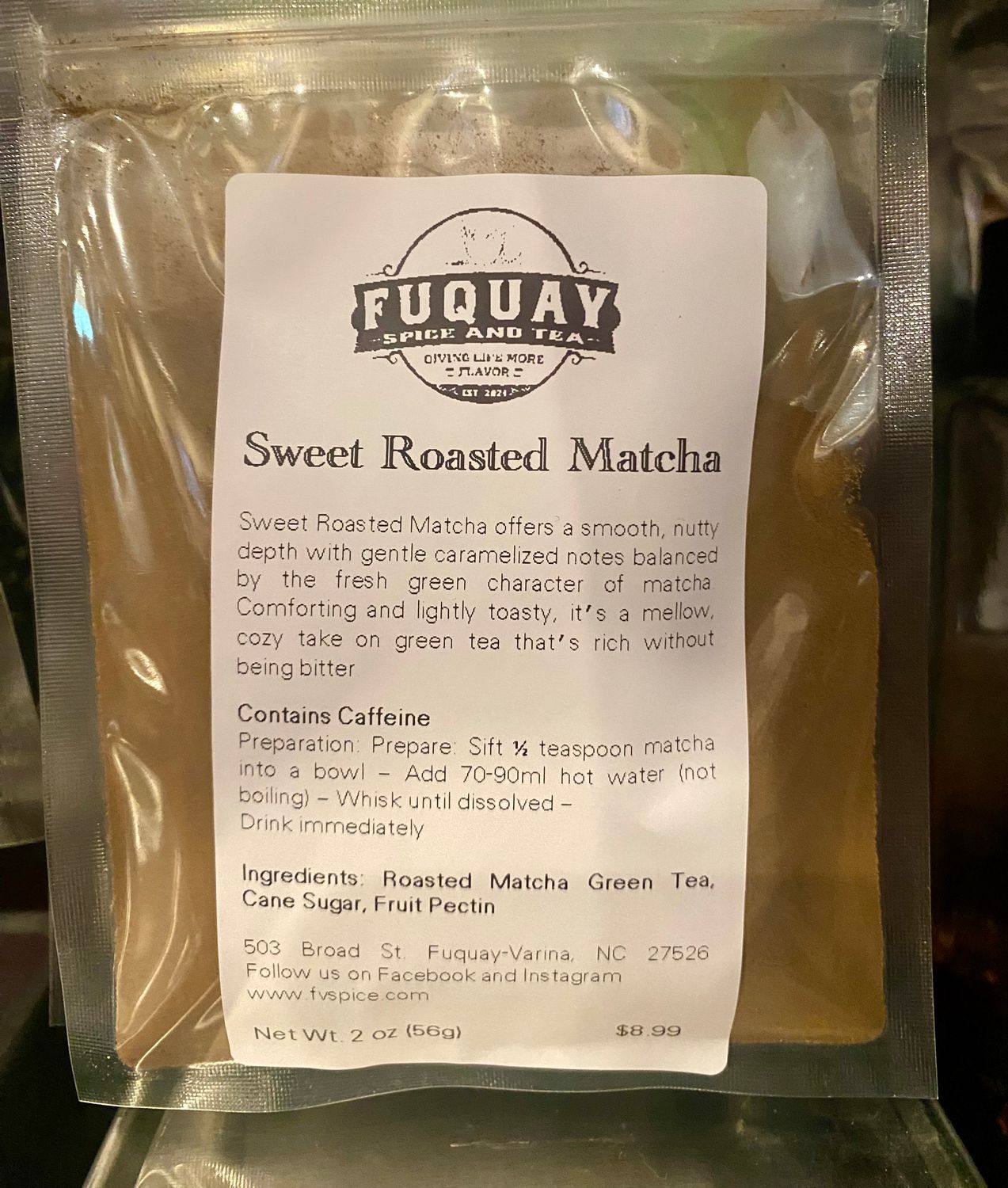 Sweet Roasted Matcha