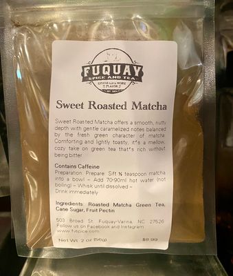 Sweet Roasted Matcha