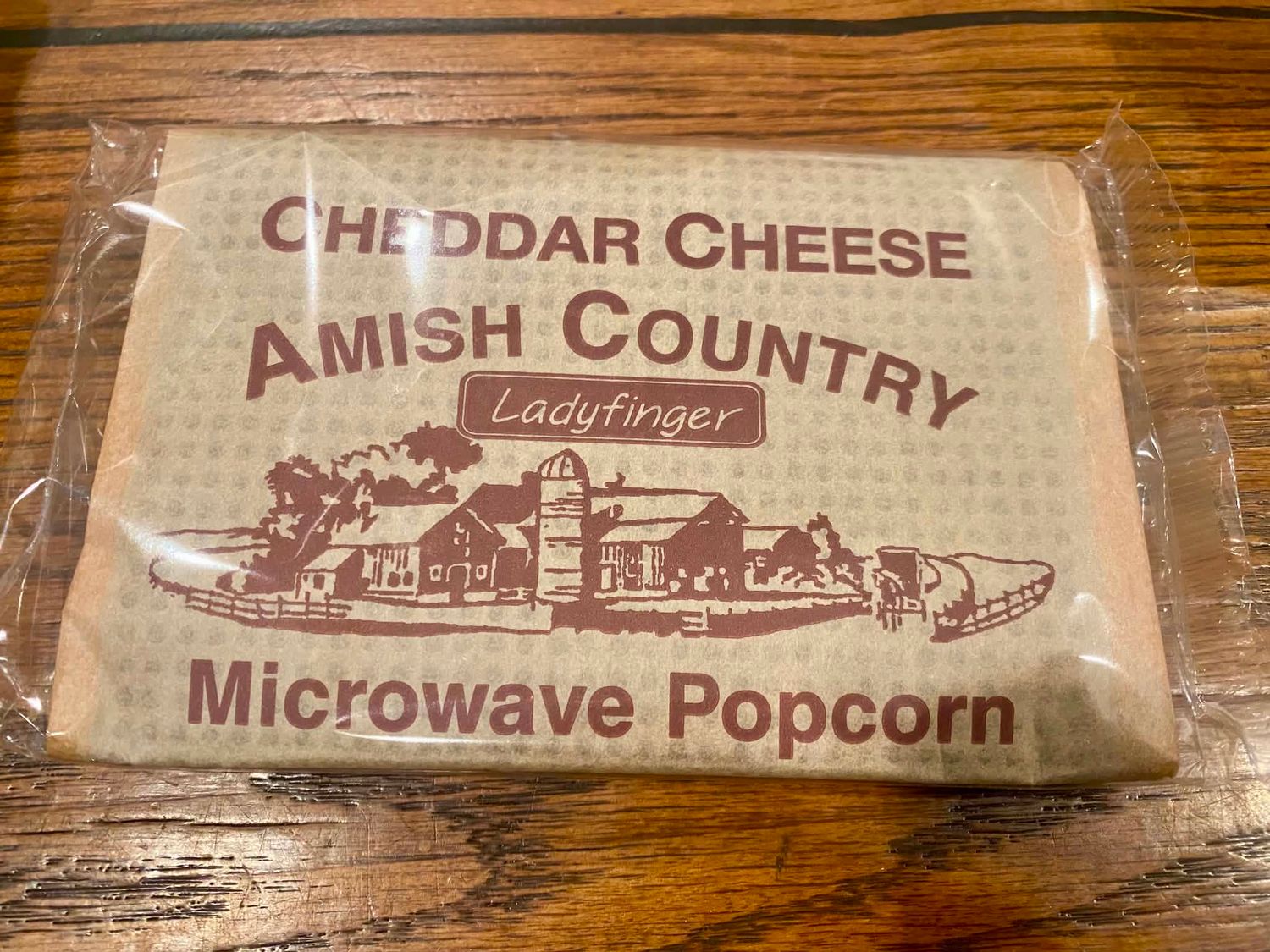 Amish Popcorn Cheddar Cheese Microwavable Popcorn Pack