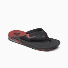 REEF FANNING LOW BLACK/RUST