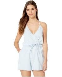 Volcom Stoney Times Romper Vintage Blue