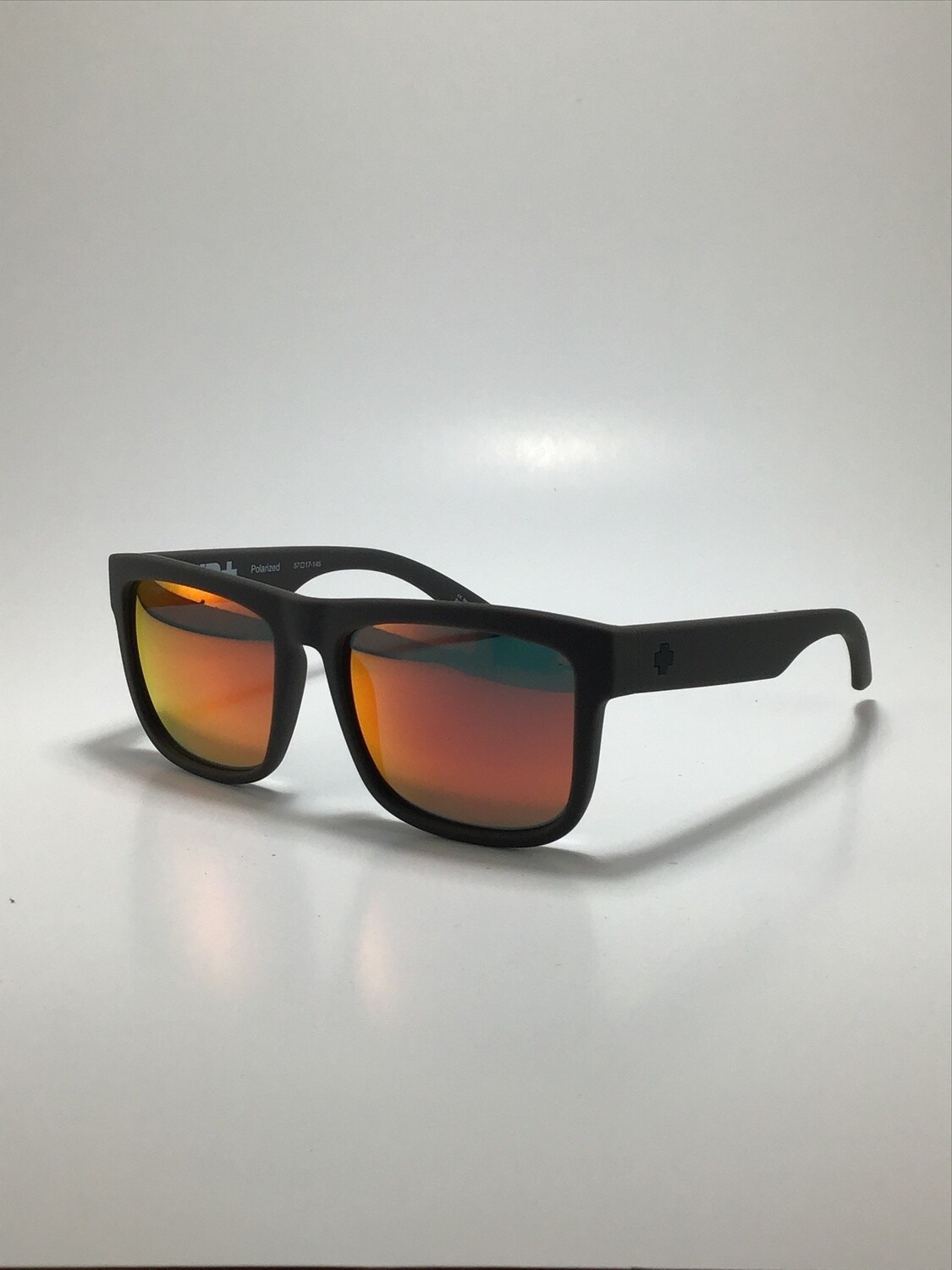 Spy Discord Soft Matte Dark Gray Gray/Green Polar w/Red Spectra