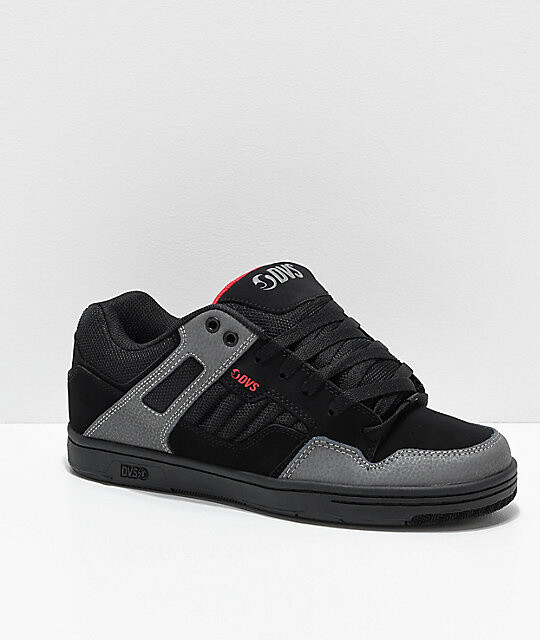 DVS Enduro 125 Charcoal/Red Nubuck