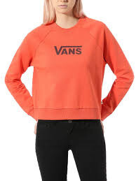 VANS FLYING V BOXY CREW Paprika