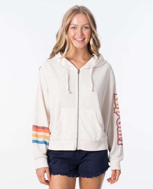 RIP CURL KEEP ON SURFIN ZIP UP BONE