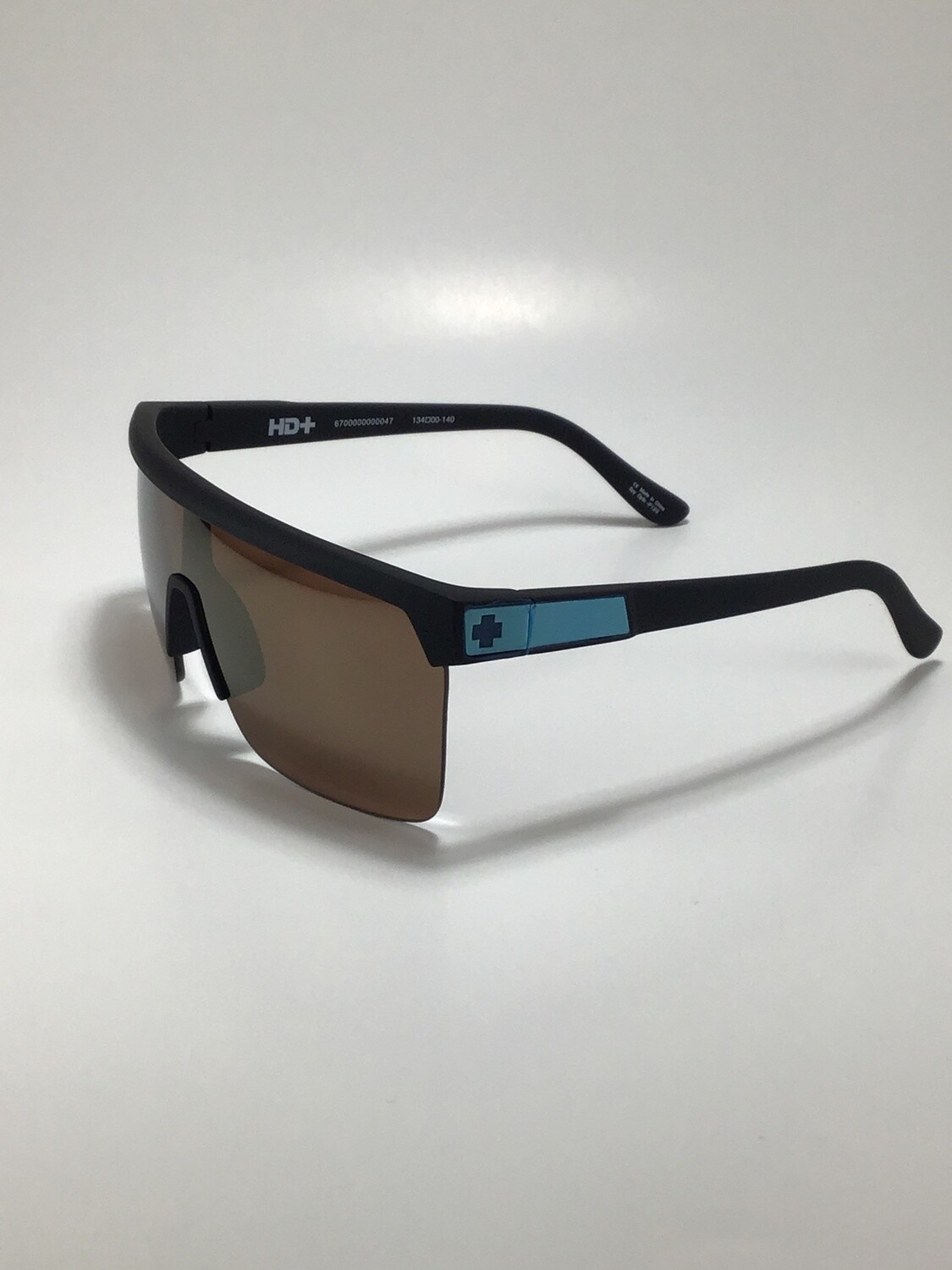 Spy Flynn 5050 25 Anniv Matte Black Gold Bronze w/Gold Spectra Mirror