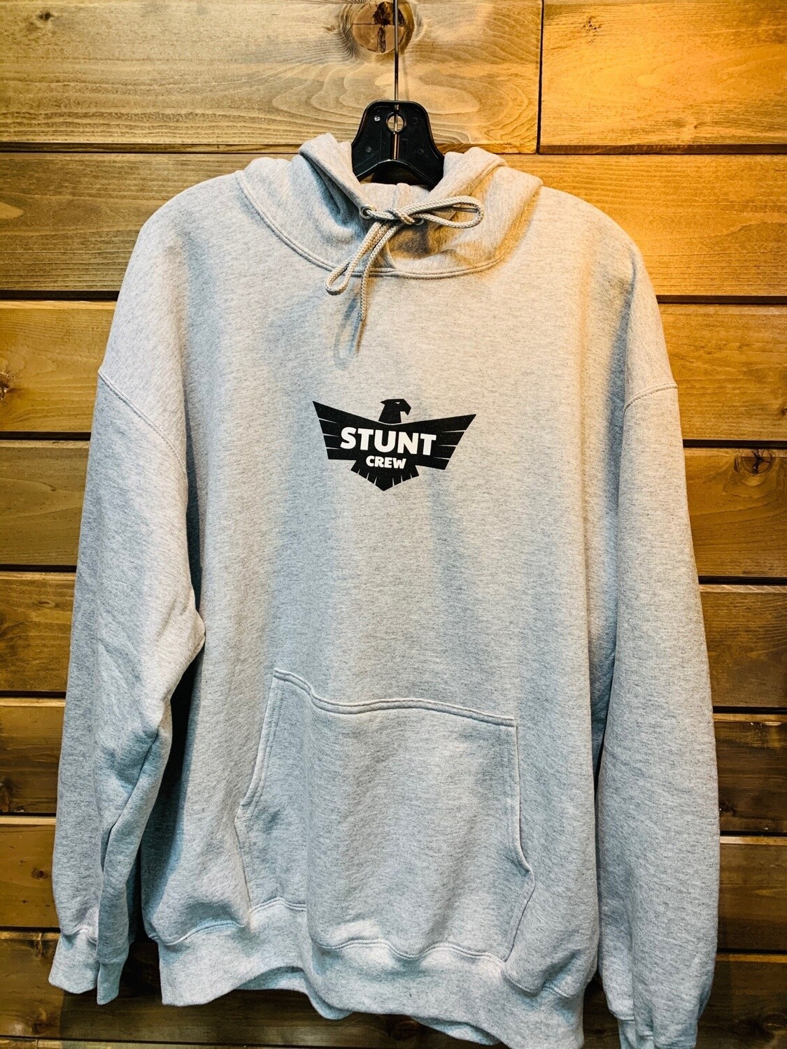 STUNT CREW EAGLE HOODIE GREY