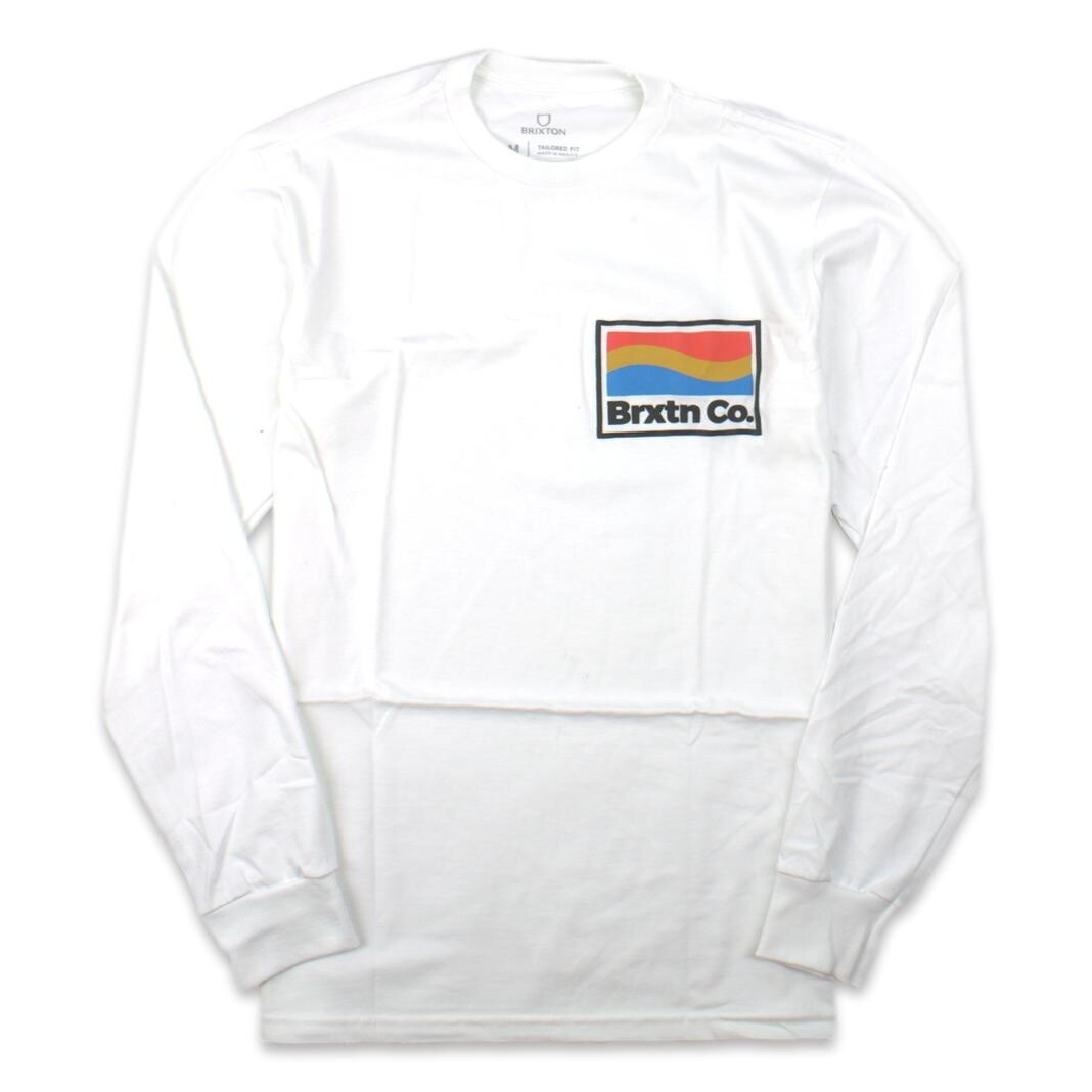 BRIXTON NEW WAVE L/S STT - WHITE