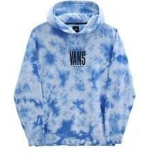 VANS TALL TYPE TIE DYE MED BLUE