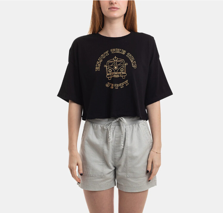 JETTY Roadtrip Tee BLK