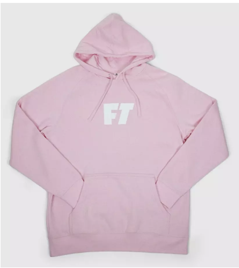 FT LOGO HOODIE PINK