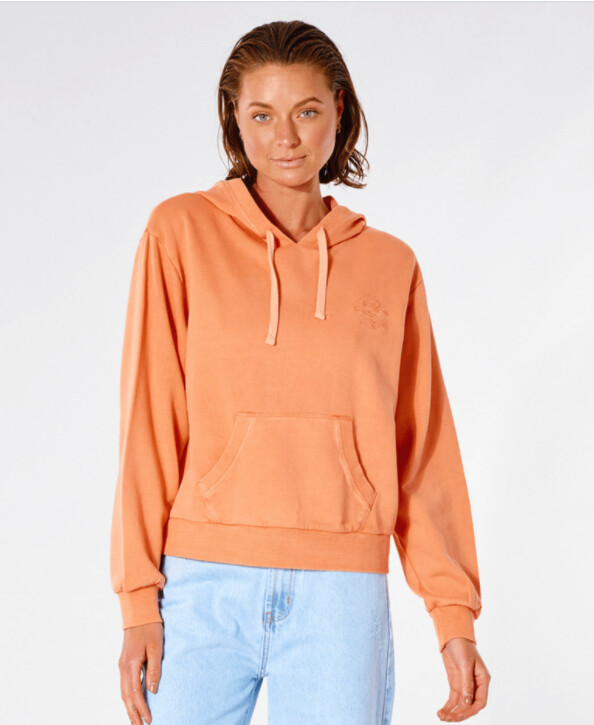 RIP CURL ICONS OF SURF HOOD CORAL