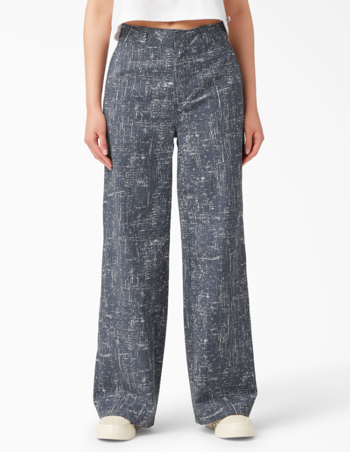 DICKIES R2A TWILL WIDE LEG PANT Cross Hatch