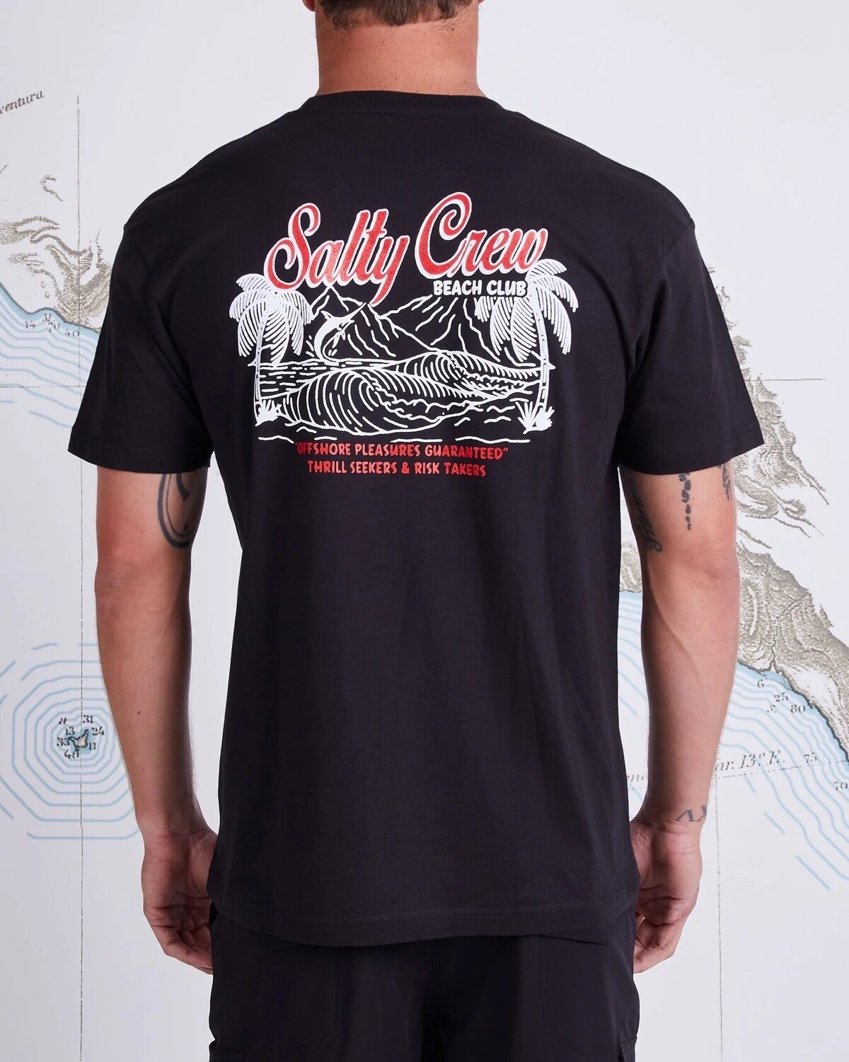 TROPICANA PREMIUM TEE BLK