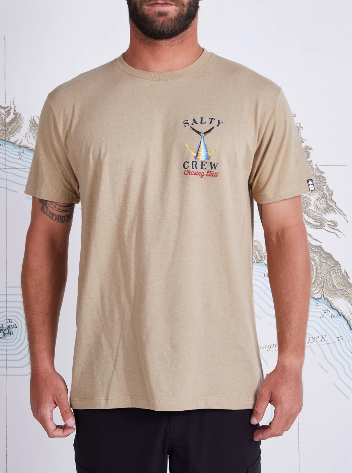 SALTY CREW TAILED TEE Khaki