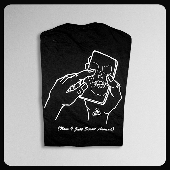 SKULL TEE I USED TO SKATE
