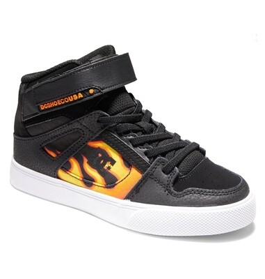 DC PURE HIGHTOP BLK FLAME