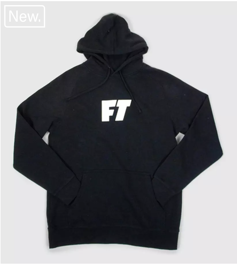FT LOGO HOODIE BLACK