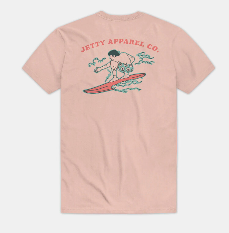 JETTY Dude Tee BLUSH