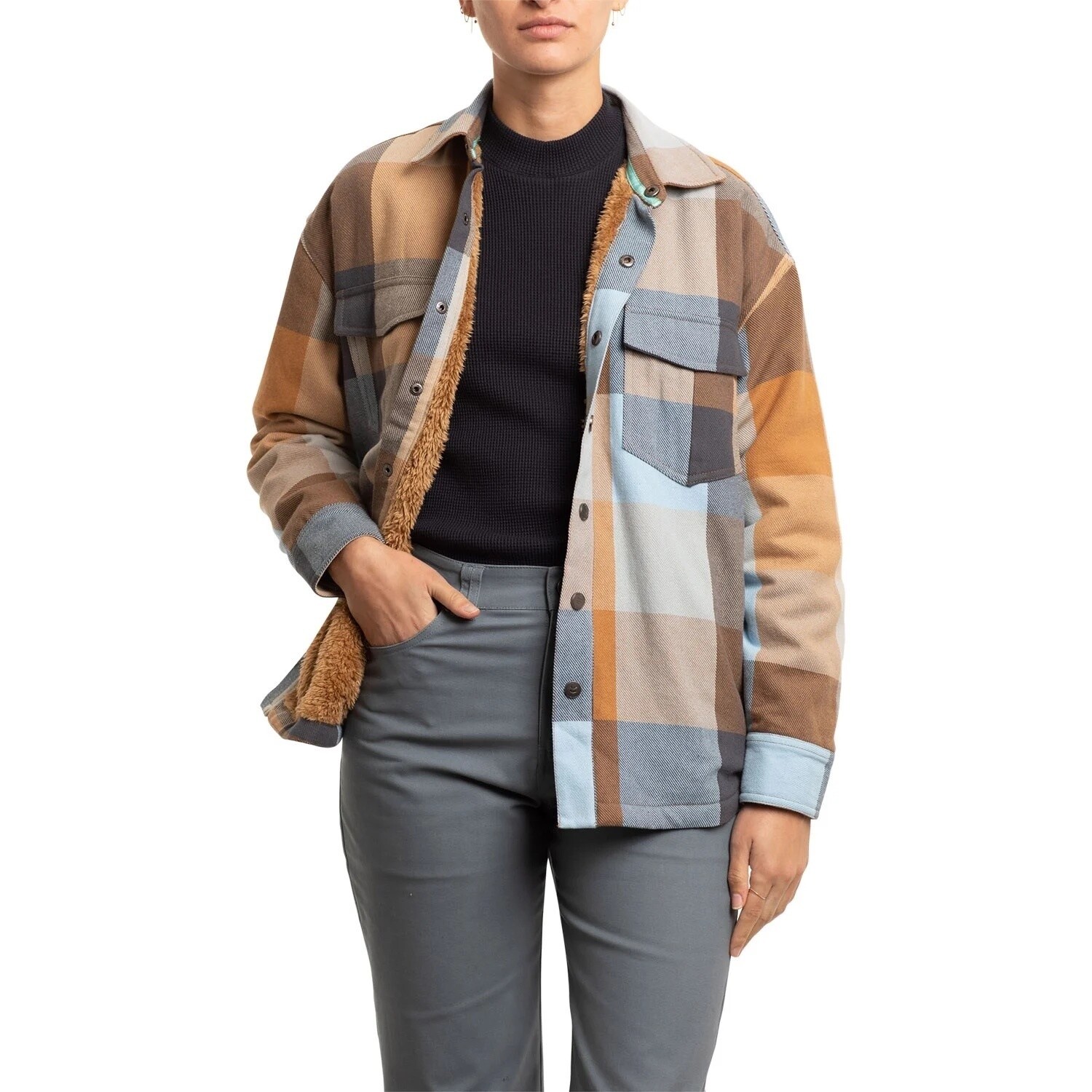 JETTY NIVEAN FLANNEL TAN