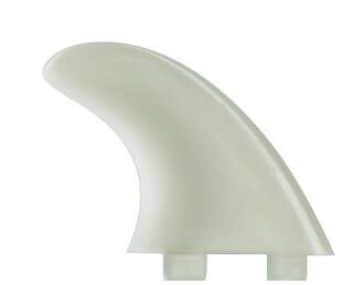 FCS M3 Natural Glass Flex Tri Fin Set
