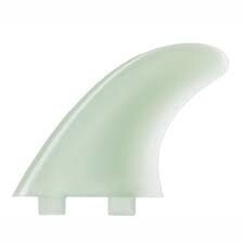 FCS M5 Natural Glass Flex Tri Fin Set