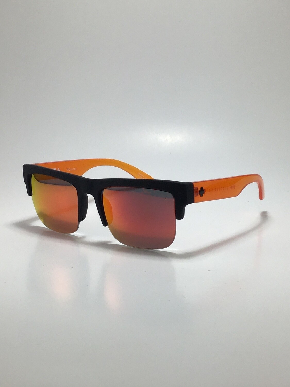Discord 5050 Soft Matte Black Translucent Orange - HD Plus Gray Green with Orange Spectra Mirror