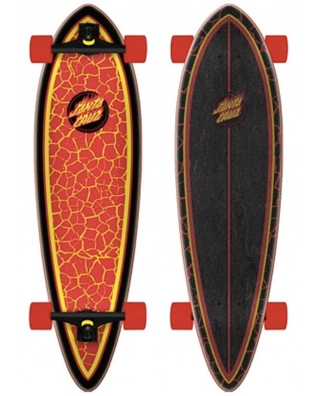 SANTA CRUZ PINTAIL FLAME DOT 9.2x33