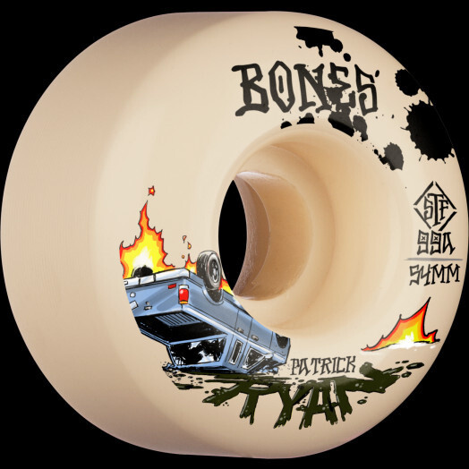 BONES STF WHEELS - RYAN CRASH &amp; BURN 99A V4 WIDE (54)