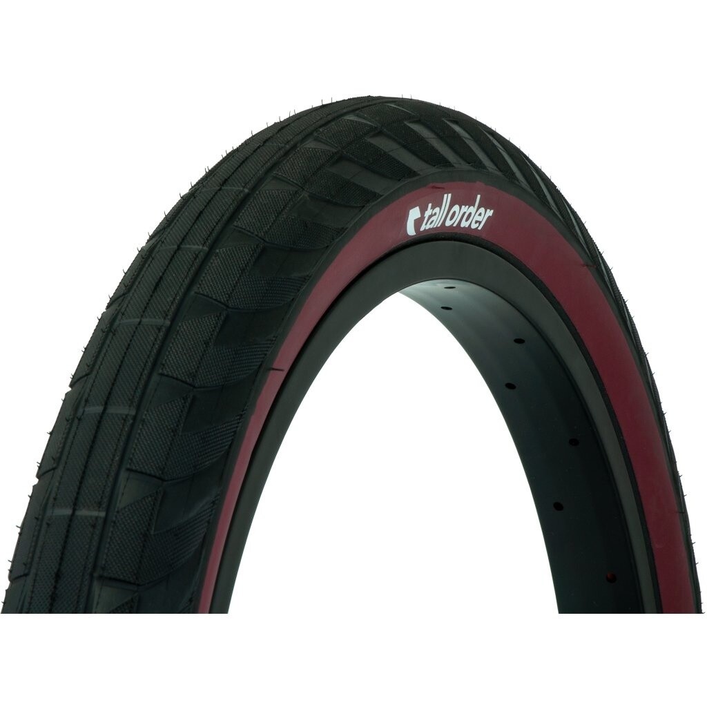 TALL ORDER WALLRIDE TIRE 2.3&quot; BLACK WITH RED WALL