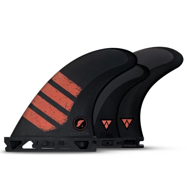 FUTURES F4-QD2 375 (1/2&quot;) 5-FIN - ALPHA SERIES CARBON/RED