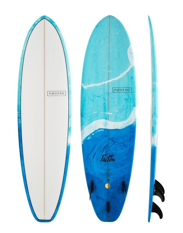 7’0 MODERN Falcon PU Blue Swirl Tint