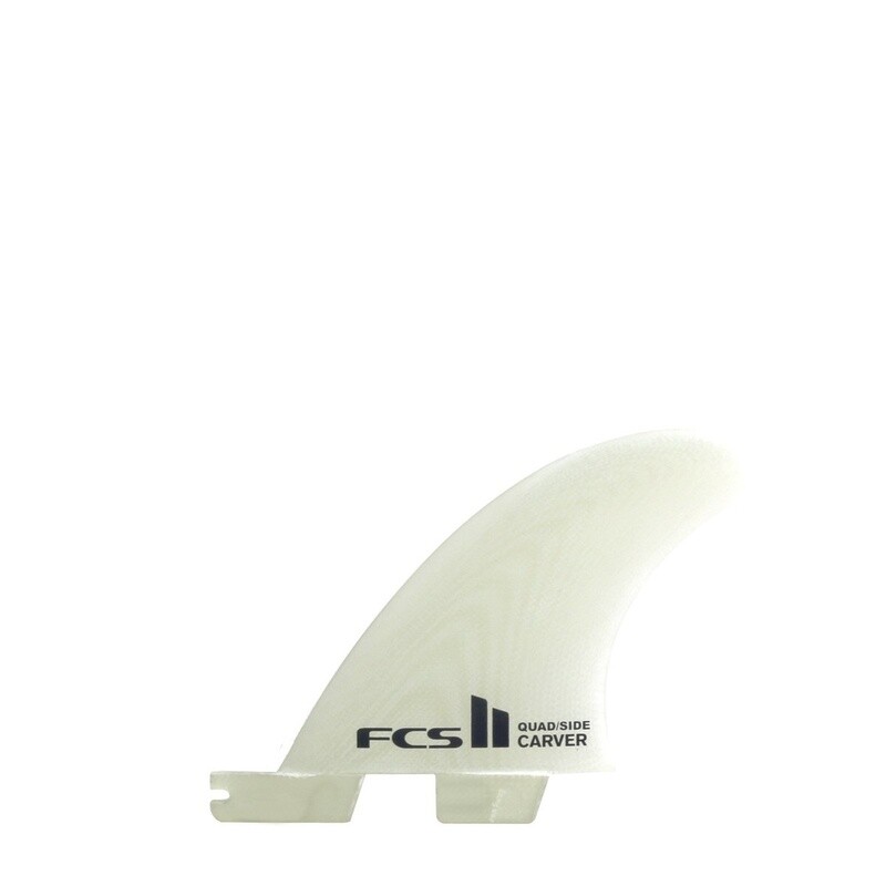FCS II Carver PG Small Quad Rear Side Byte Clear