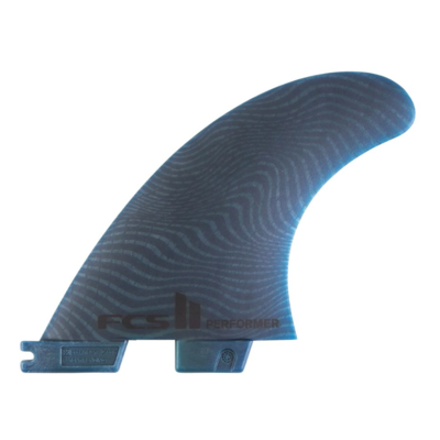 FCS II Performer Neo Glass Pacific Tri Fins MED