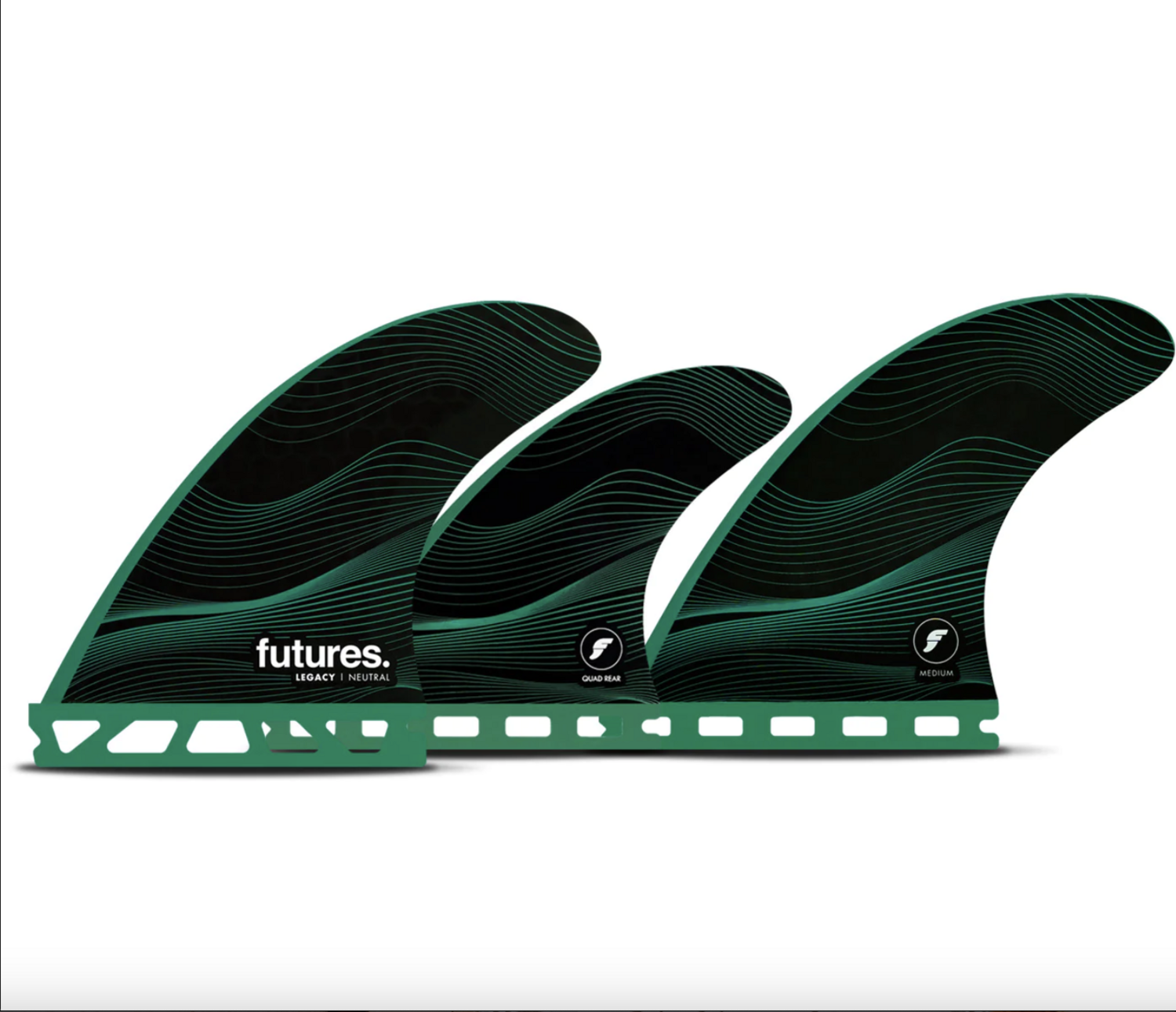 Futures F6 Legacy Honeycomb 5 Fin Green