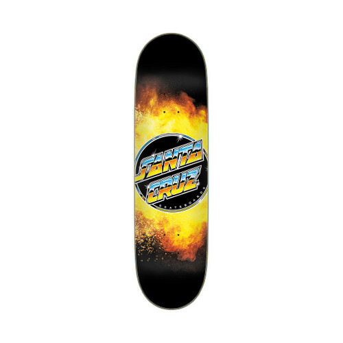 SANTA CRUZ EVERSLICK DECK CHROME DOT FLAME 8.5x32.2