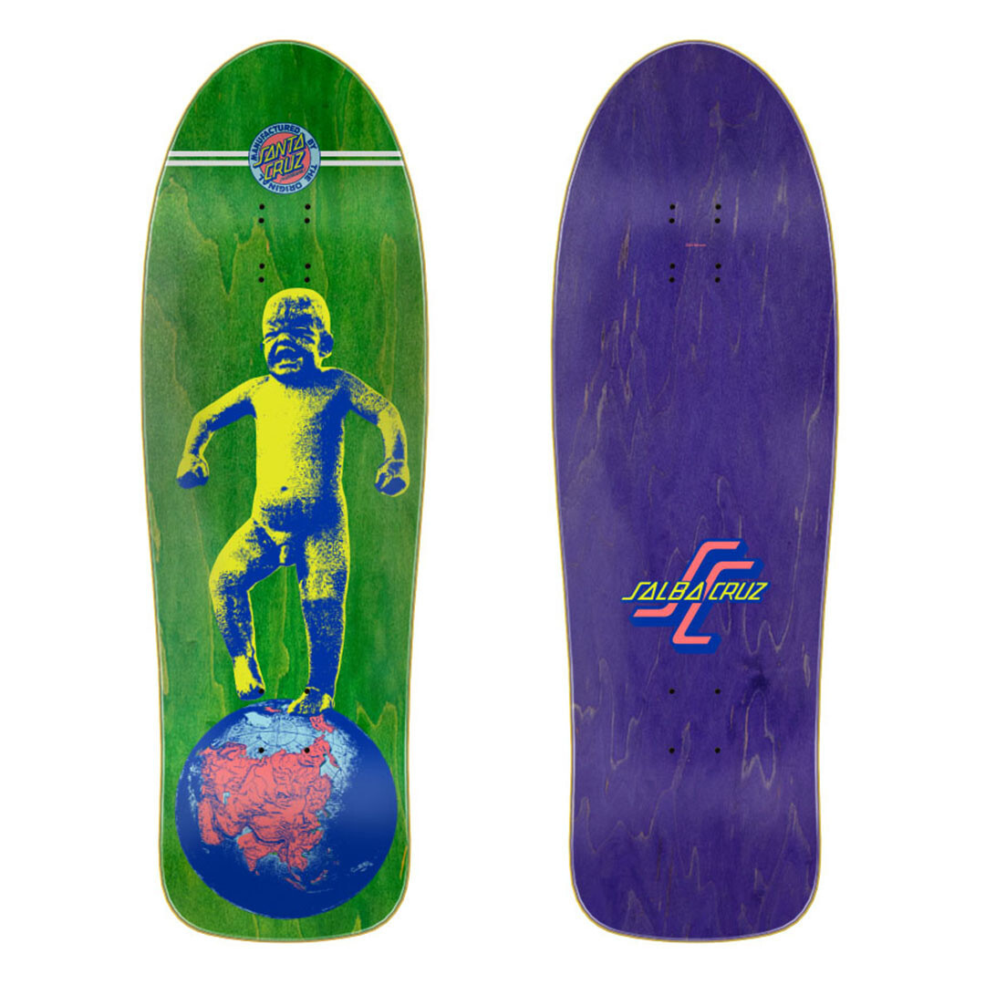 SANTA CRUZ REISSUE DECK SALBA BABY STOMPER 10.09x31.97