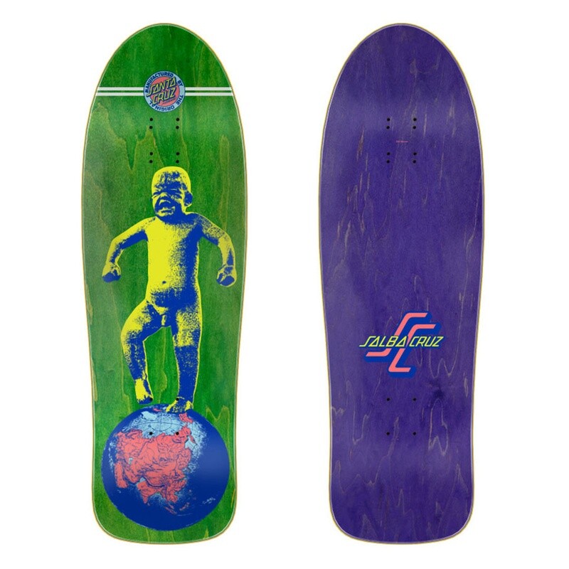 SANTA CRUZ REISSUE DECK SALBA BABY STOMPER 10.09x31.97