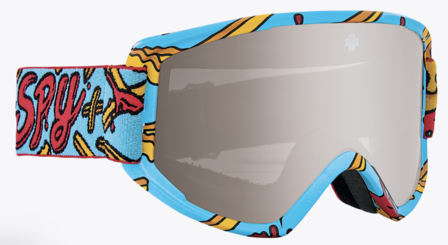 SPY Crusher Elite Jr Pizza French Fries Bronze Silver Spectra Mirror