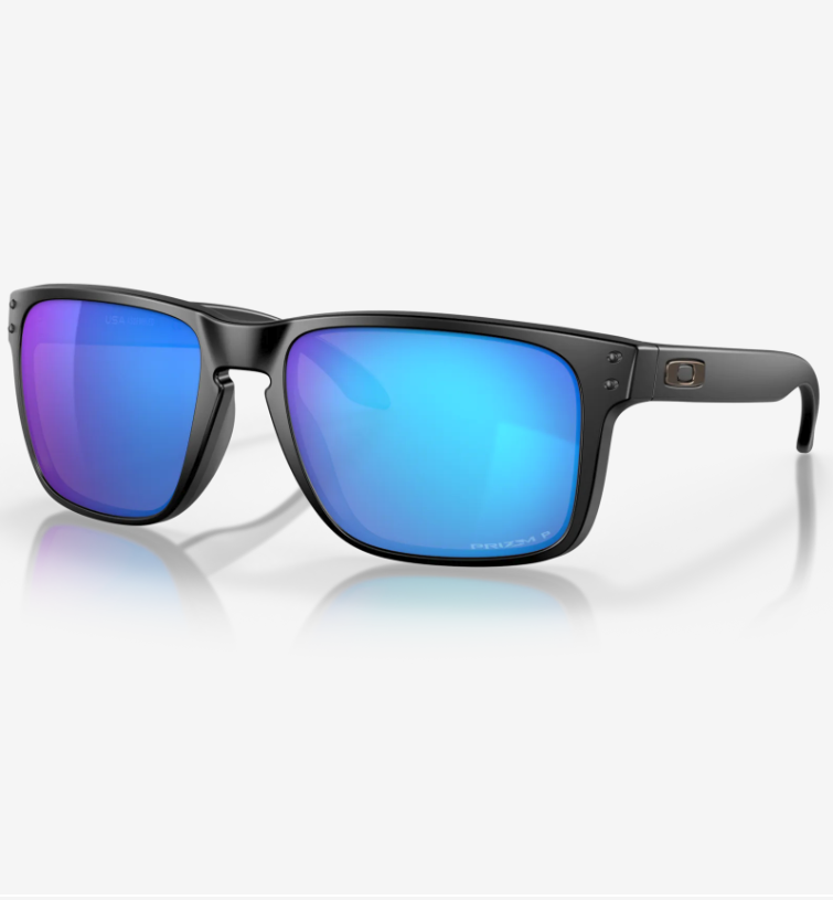 HOLBROOK XL MATTE BLACK W/ PRIZM SAPPHR IRID POLAR