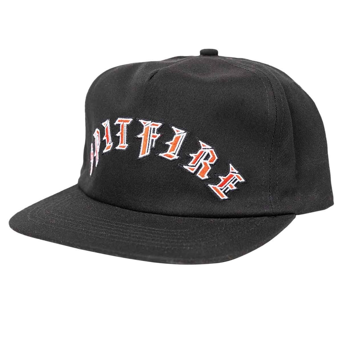 SPITFIRE OLD E ARCH SNAPBACK BLACK/RED