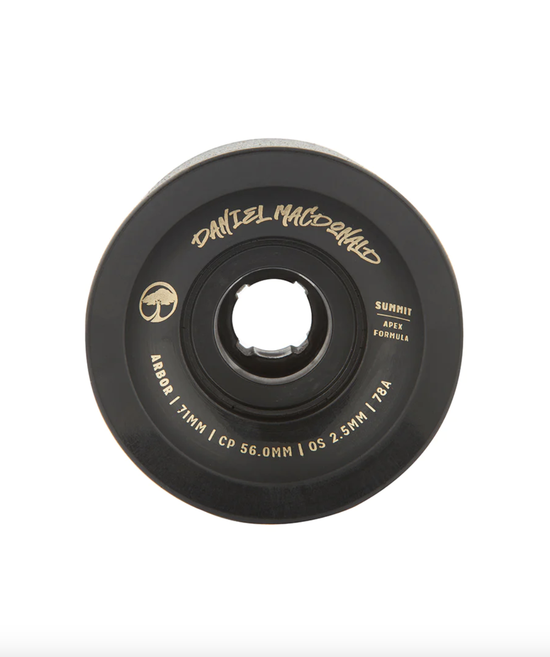 ARBOR WHEELS SUMMIT DANIEL MACDONALD BLK 78A 71mm