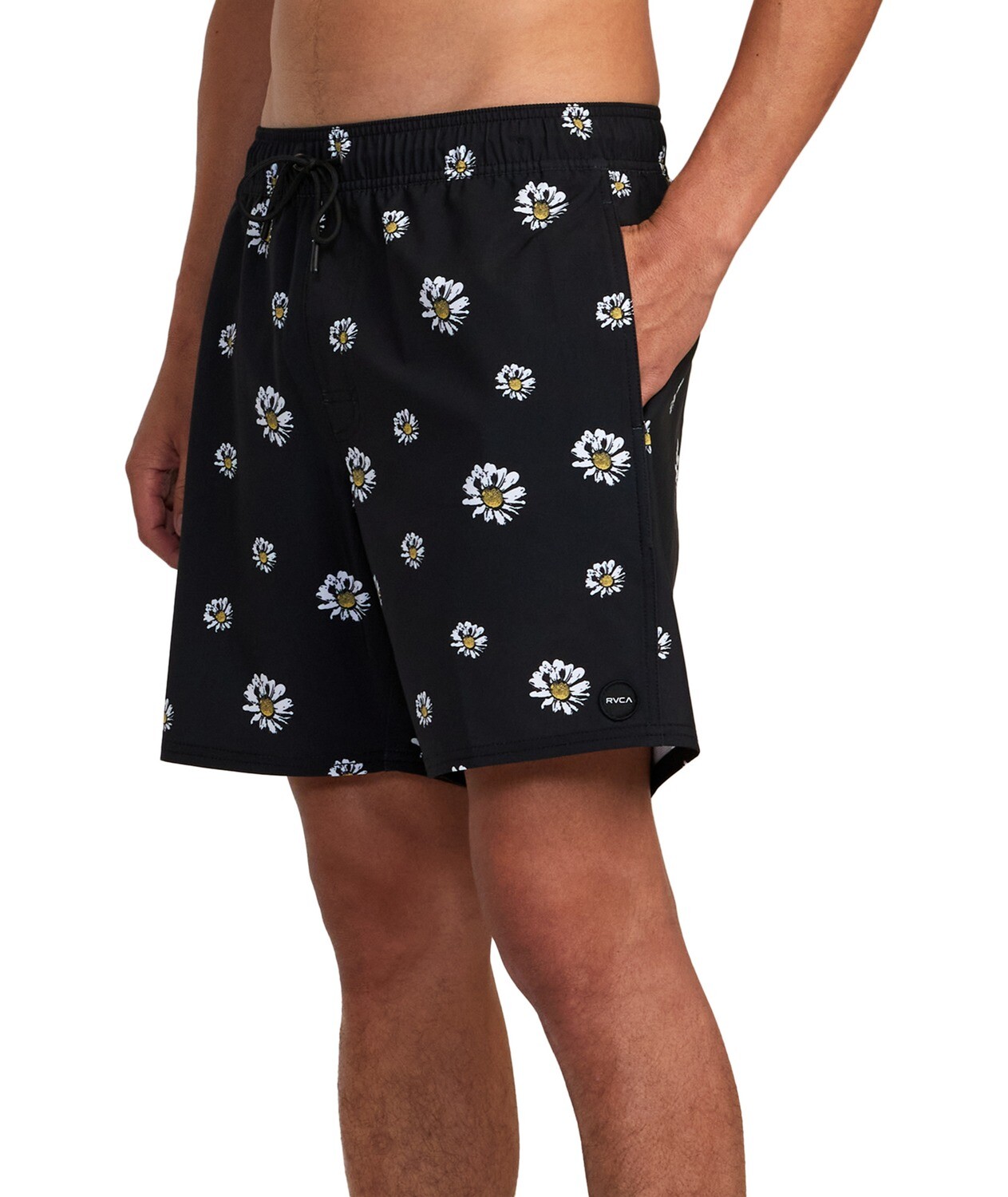 RVCA Pigment Print Boardshort Black Floral