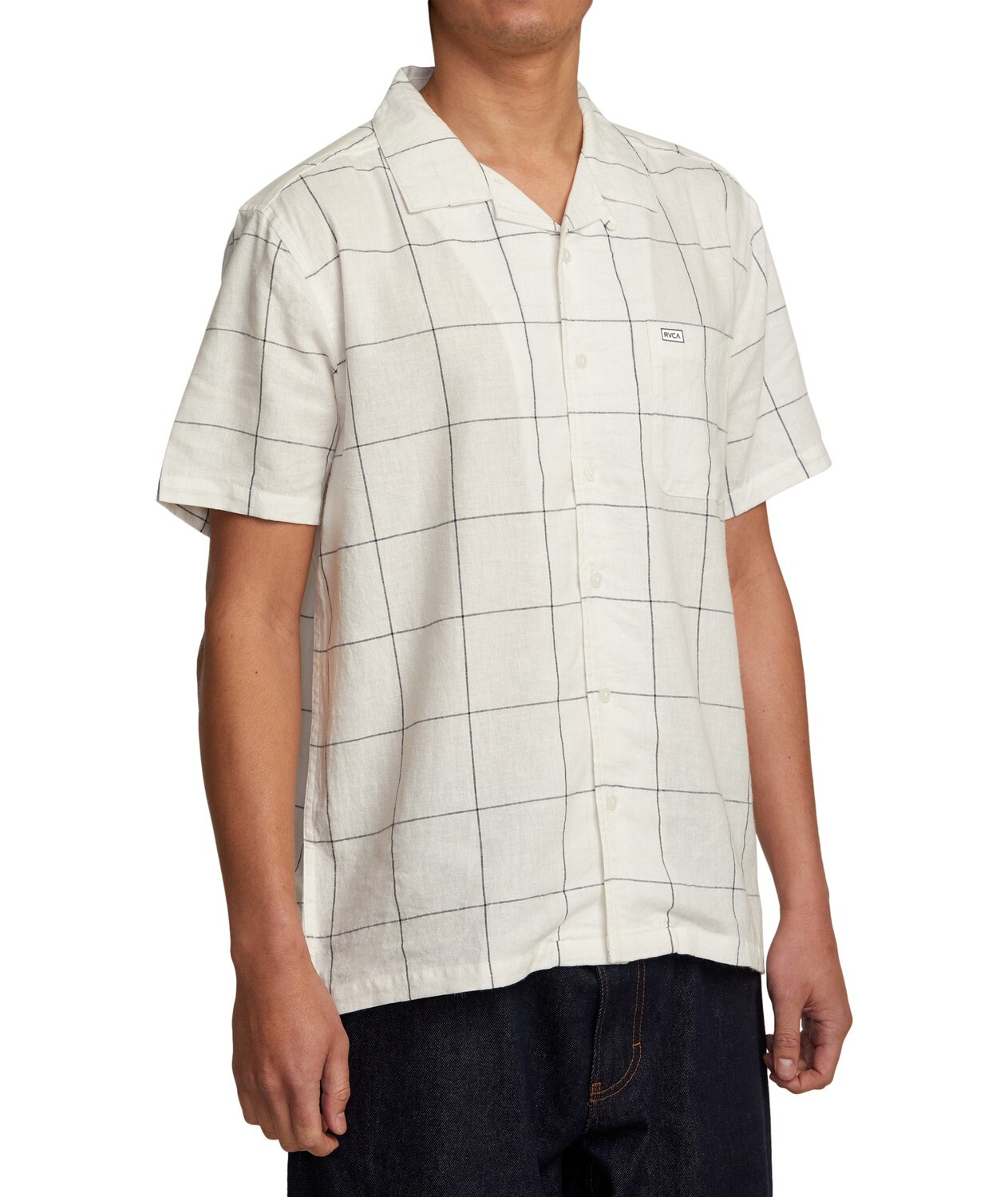 RVCA Hi Grade Plaid SS/Natural