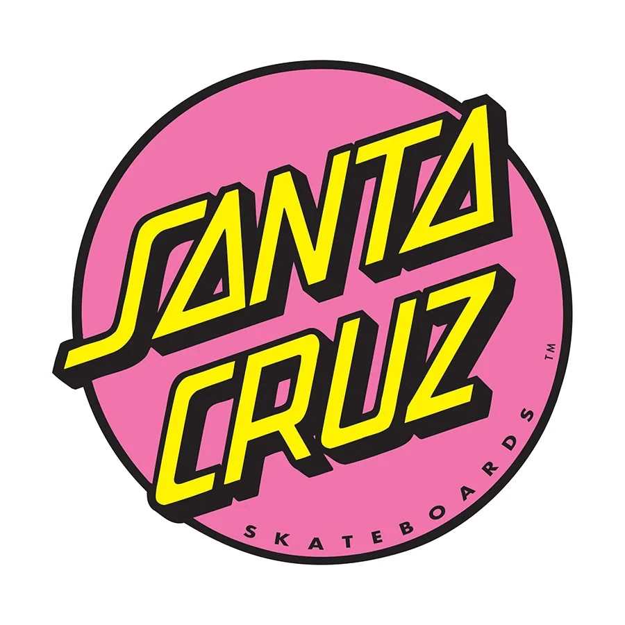 SANTA CRUZ STICKERS OTHER DOT 3in Pink