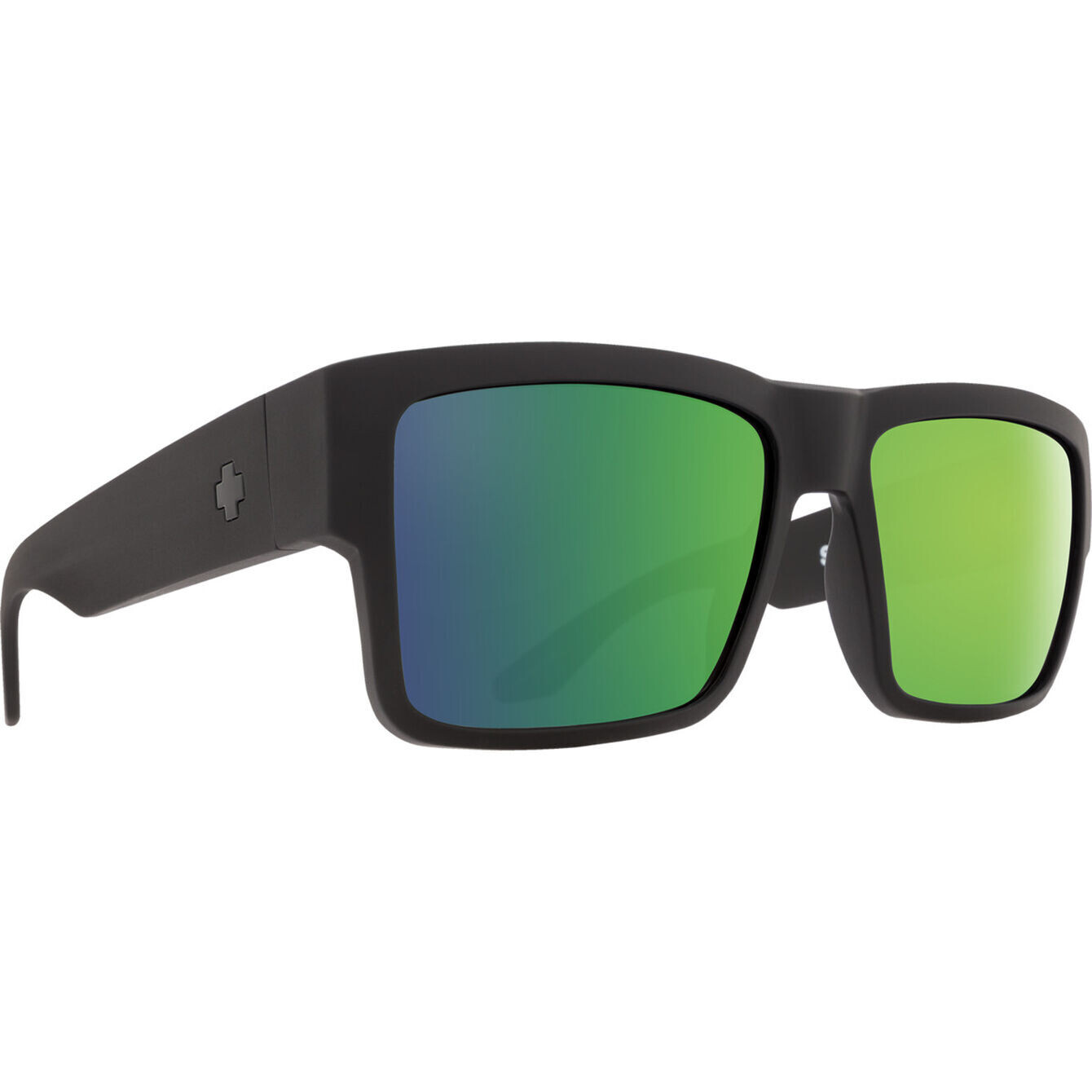 Spy Cyrus Soft Matte Black Happy Bronze Polar W/Green Mirror