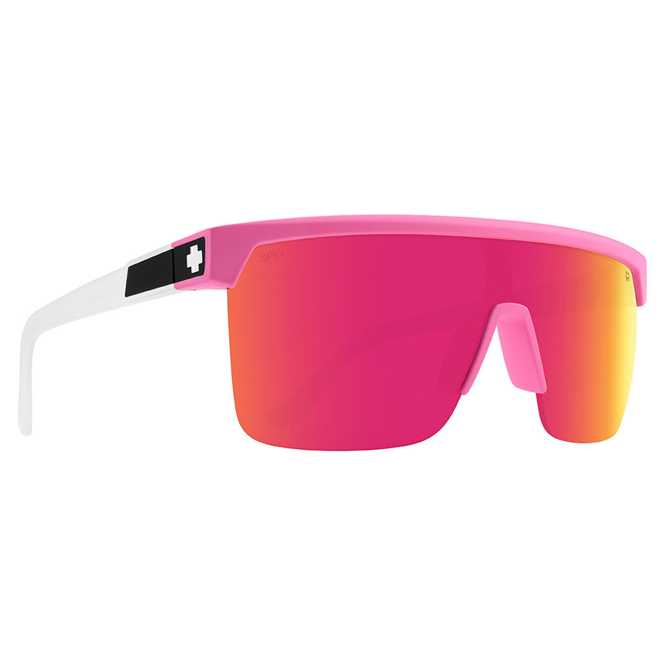 Spy Flynn 5050 Matte Pink Matte Translucent White Happy Bronze Pink Mirror