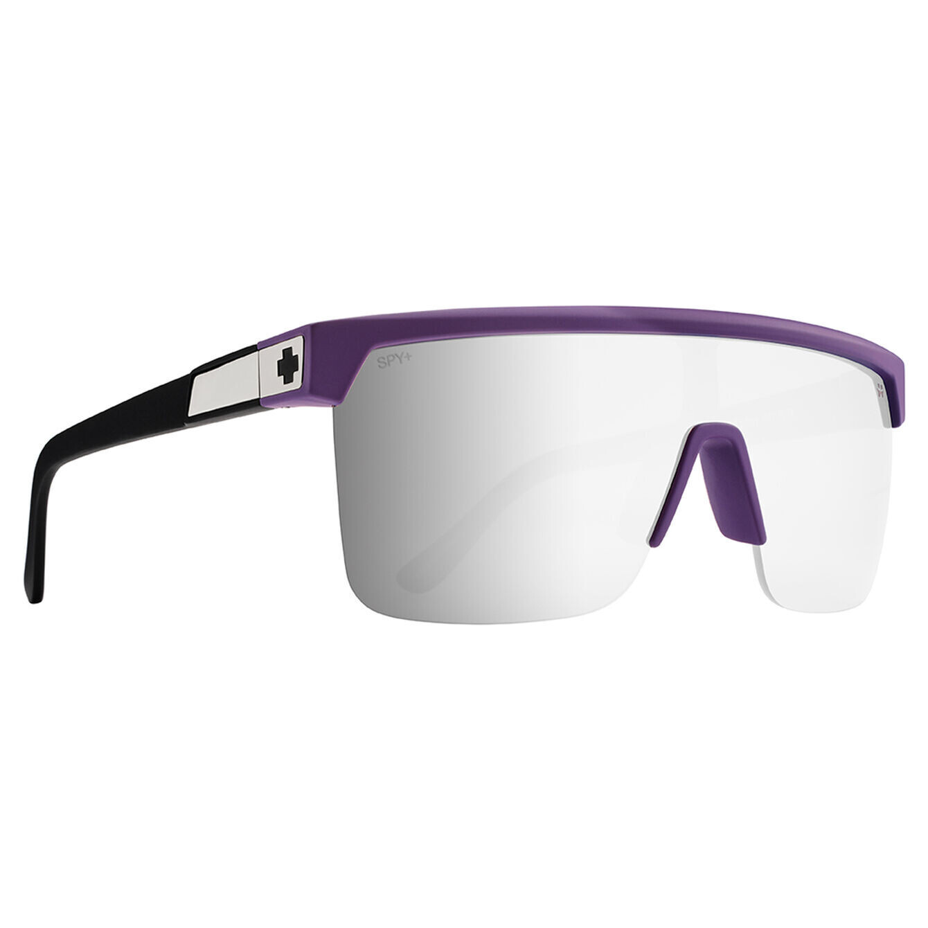 Spy Flynn 5050 Matte Purple Matte Black Happy Bronze Platinum Mirror