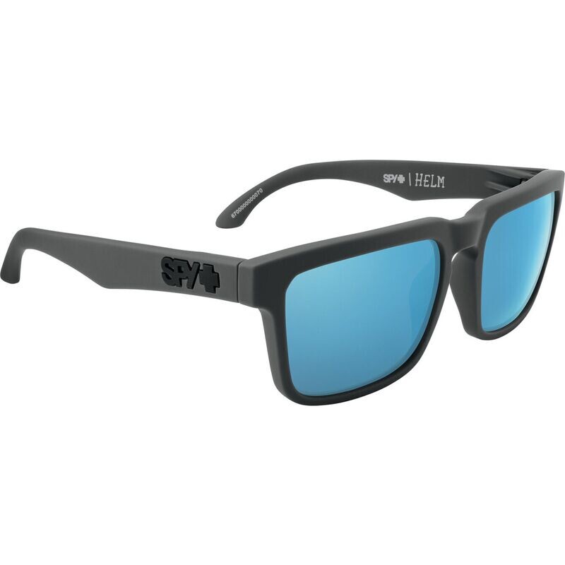 Spy Helm Soft Matte Dark Gray Happy Gray Green Polar Light Blue Spectra Mirror